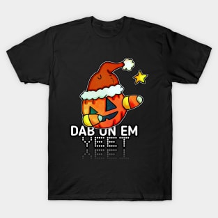 Jack O Lantern Yeet Dab Christmas T-Shirt